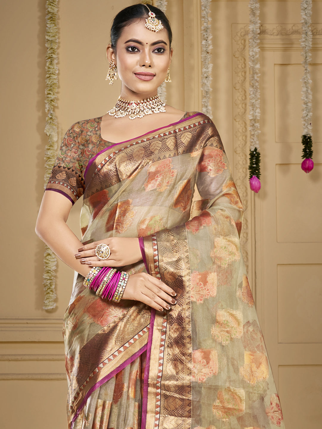 ORGANZA Saree