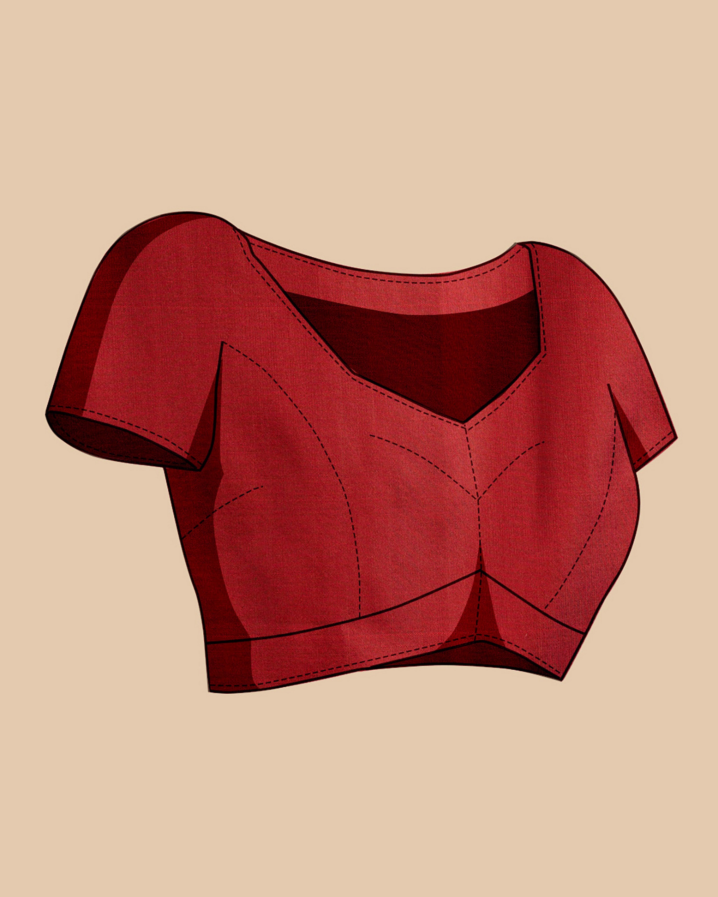 Red Colour Beautiful Soft Silk Saree With Zari Woven Designer