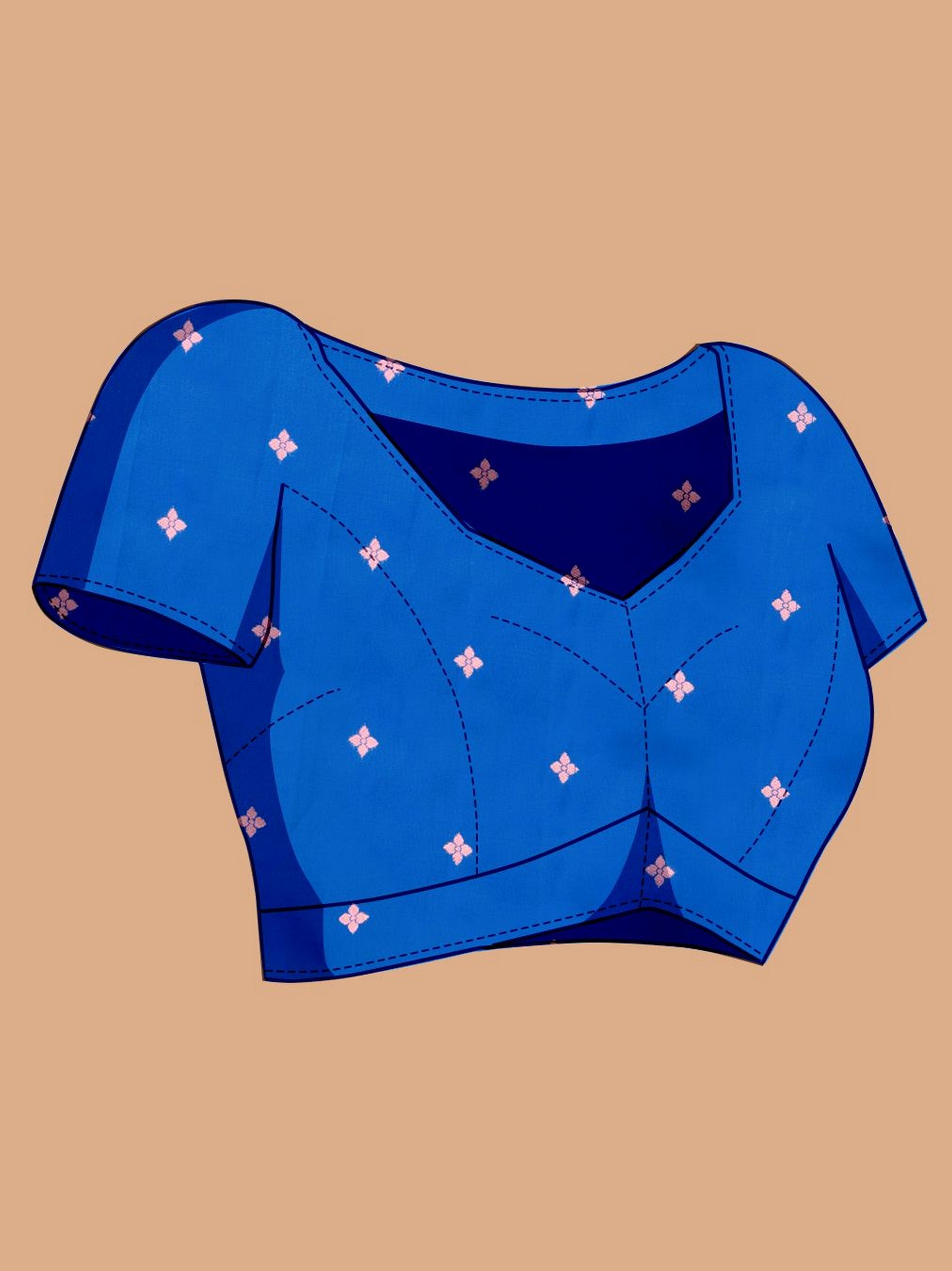 Royal Blue Rich Woven Jari Designer Banarasi Silk Saree