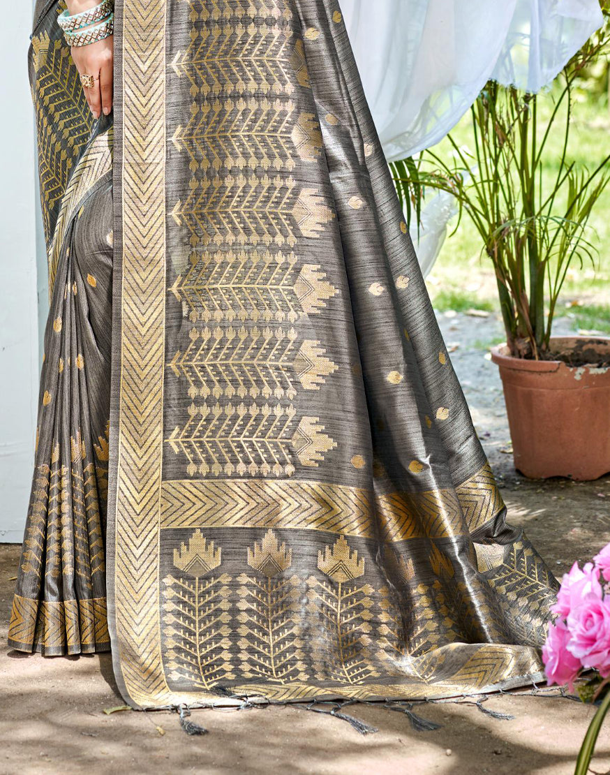 Dark Turquoise Assam Silk Saree With Elegant Flow and Traditional Feel