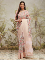 Grey Jacquard Silk Designer Pre-Stitched Saree For Trendy Fashion Looks