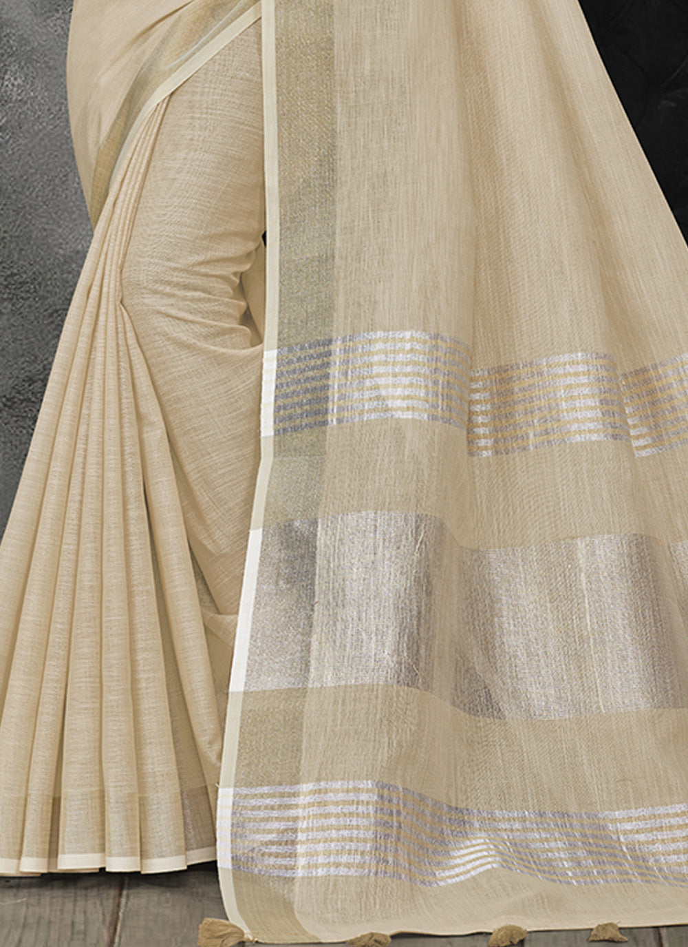 Linen Saree