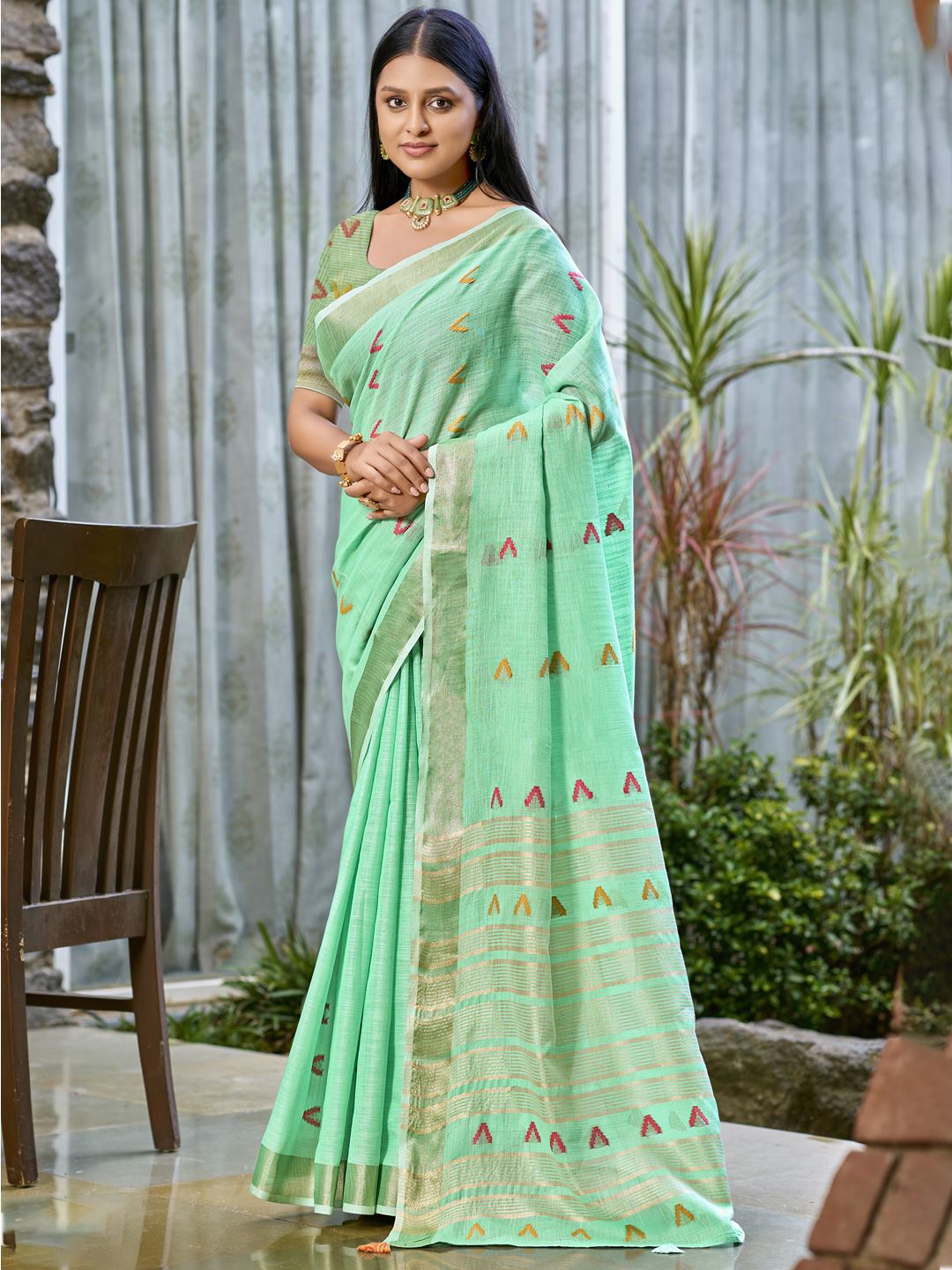 Minted Pista: The soft  Cotton Serenity