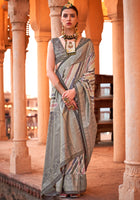 Multicolor Saree With  Jacquard Woven Work