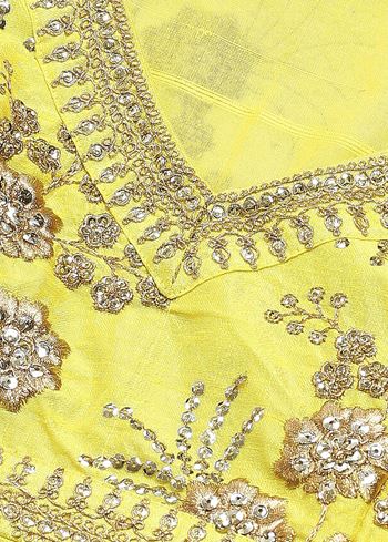 Neon Embroidery Thai Silk Bridal Lehenga Choli