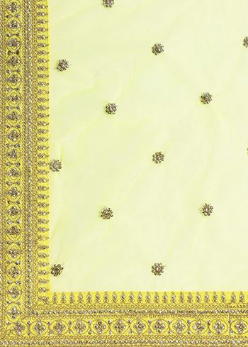 Neon Embroidery Thai Silk Bridal Lehenga Choli