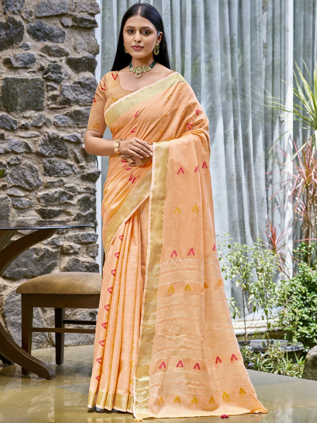 Peach Blossom: The Soft Cotton Charm
