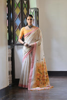 Purple Soft Silk Fabri Woven Paithani Meenakari Designer Ceremonial Saree