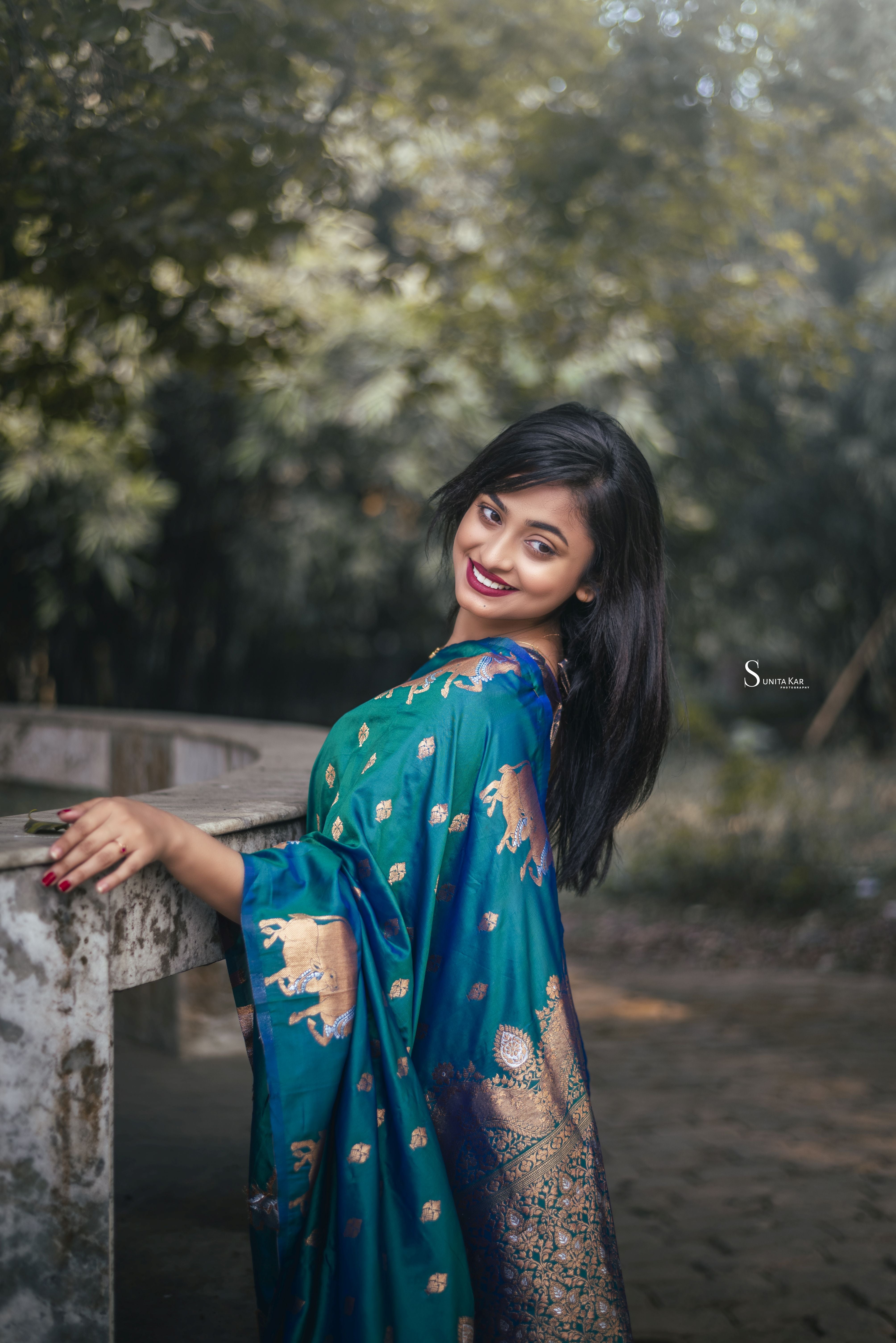 Rama Beautiful Woven Jari Nandi Designer Moonga Silk Saree