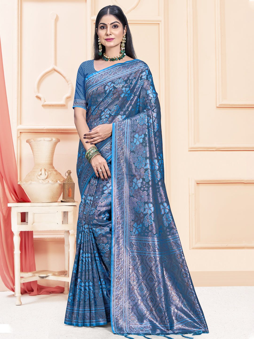 SATIN SILK Saree