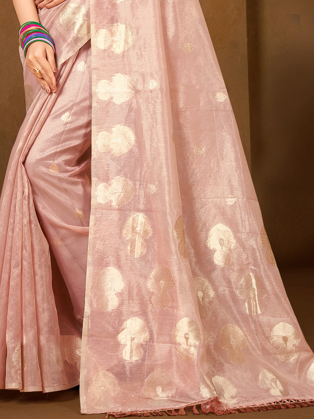 Splendid Purple Munga kota Festival Saree for Women