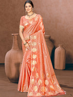 Vibrant Golden Munga kota Festival Saree for Women
